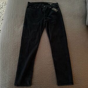 NWT rag & bone Men's Salute (Dark Blue) Corduroy FIT 2 Pants 33 x 32